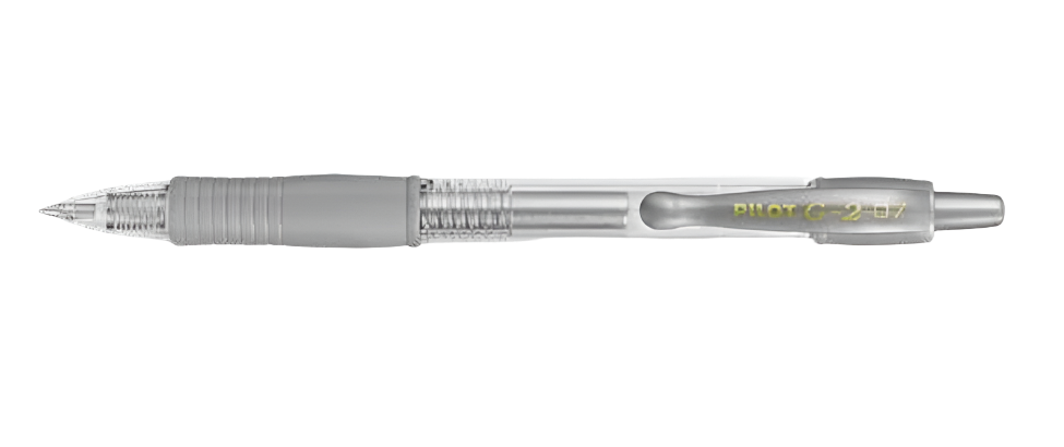 Geelikynä Pilot - G2 0,7 Metallic Silver