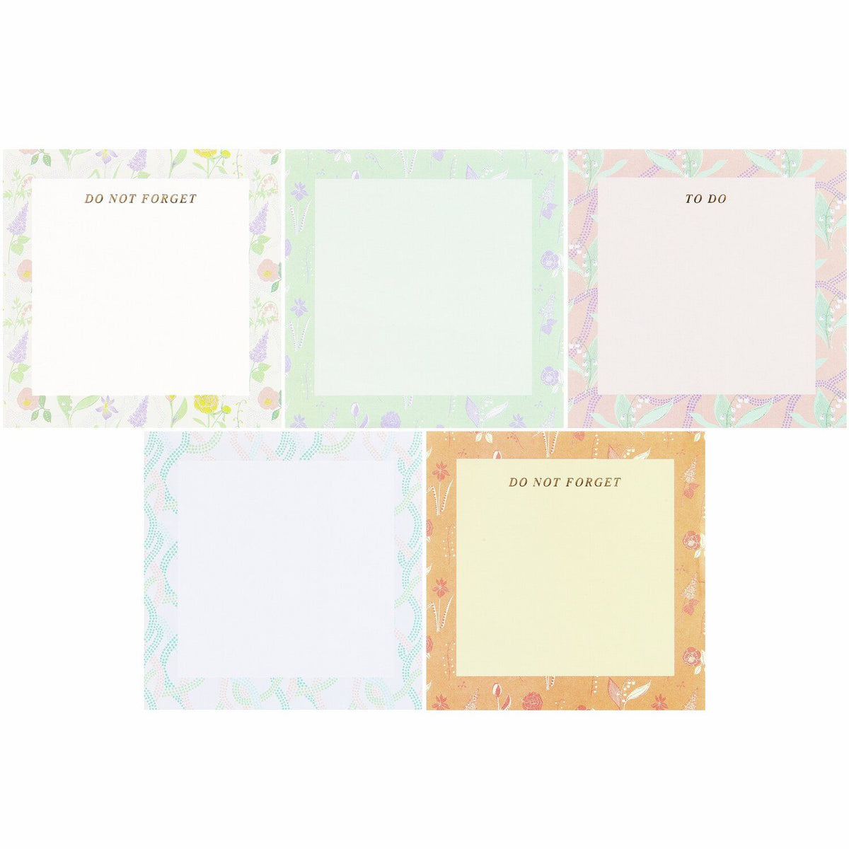 Muistilaput Paper Poetry - Flower frames