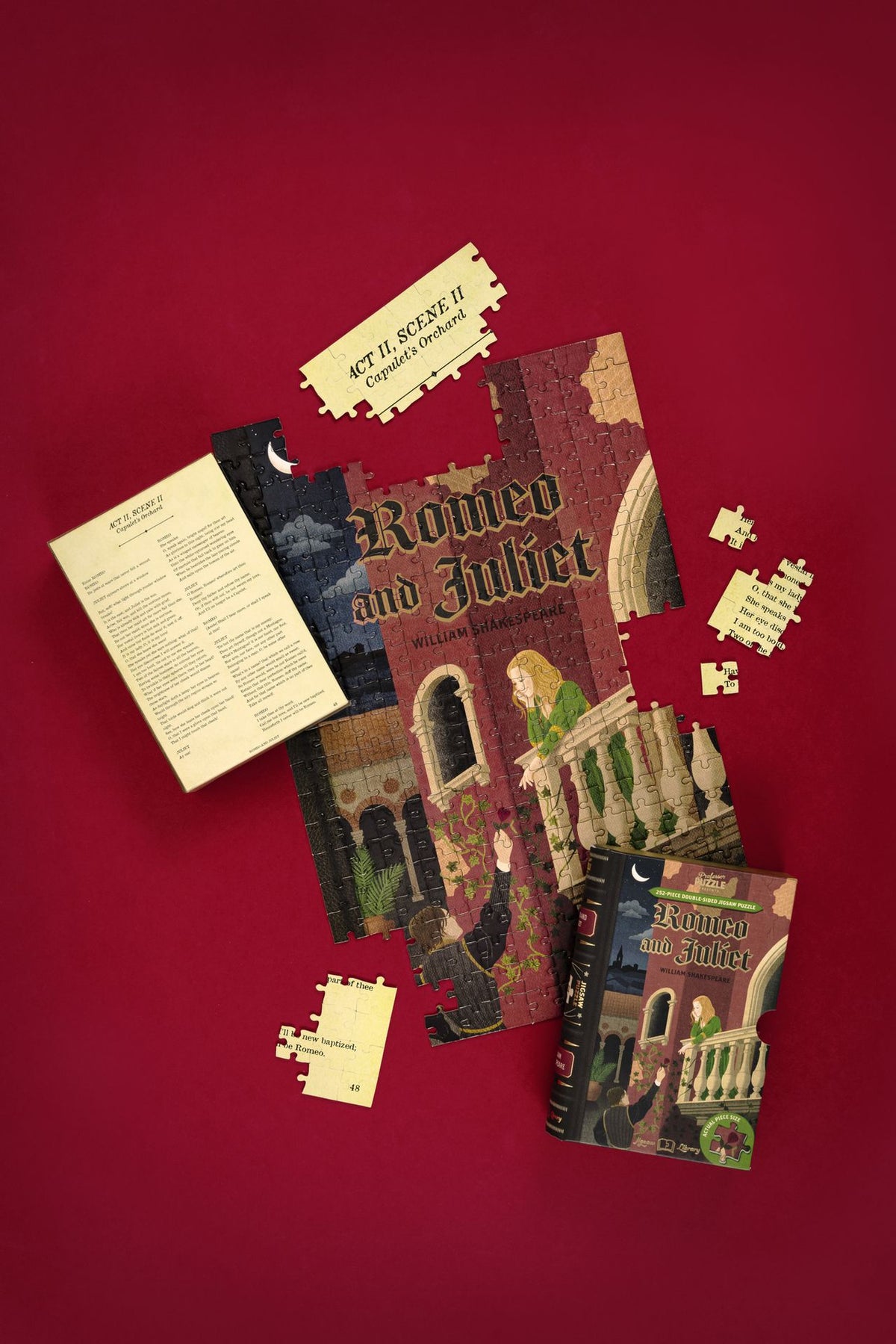 Palapeli 252 palaa Professor Puzzle - Romeo & Juliet