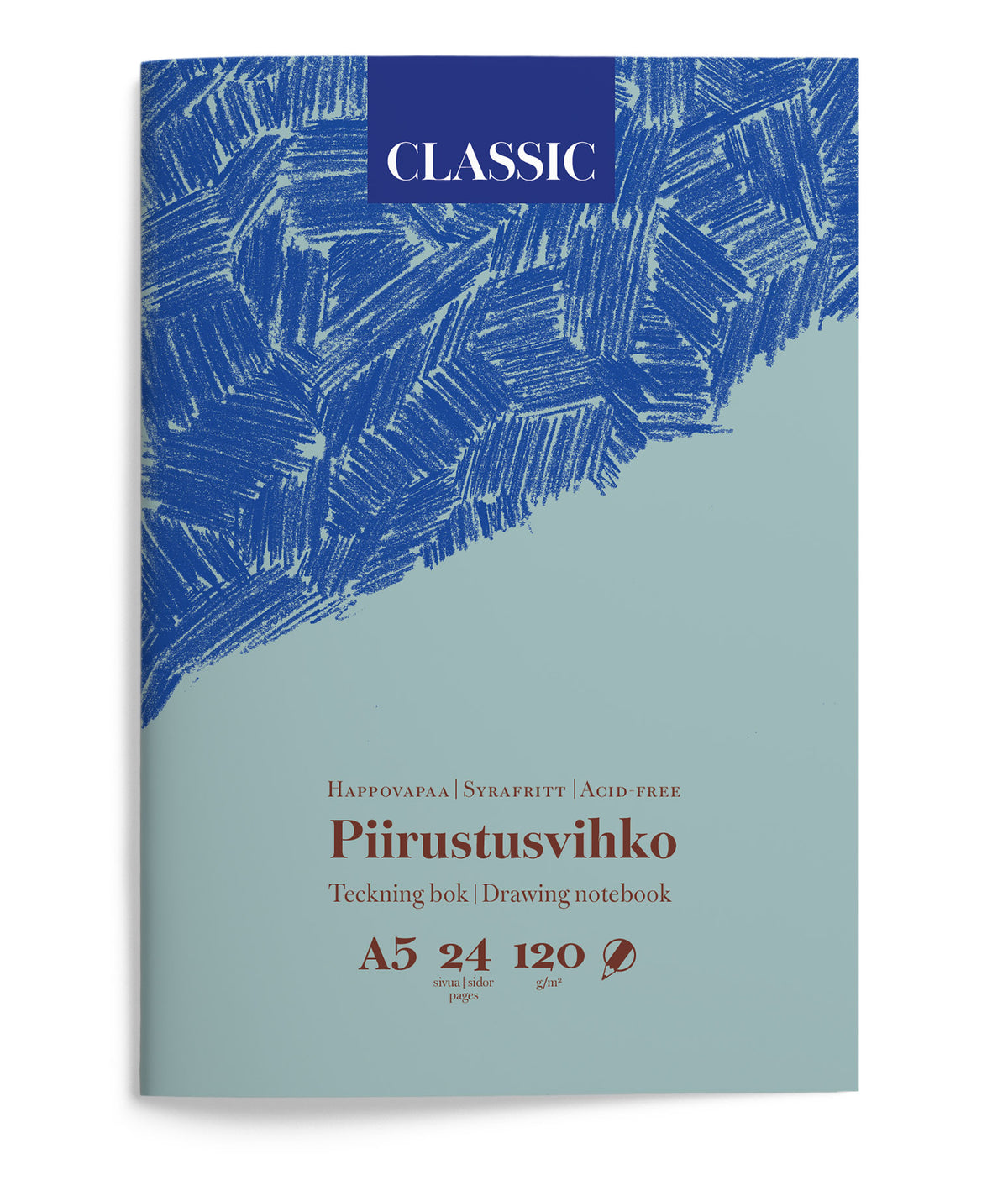 Classic Luonnosvihko A5 120g 24 sivua Drawing