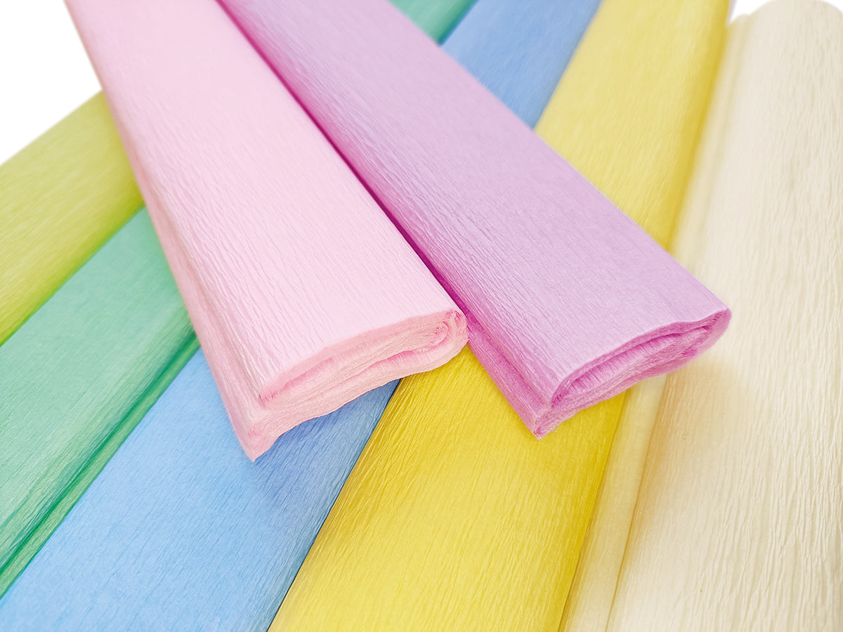 Kreppipaperi Interdruk - Mini Rolls Pastel värilajitelma