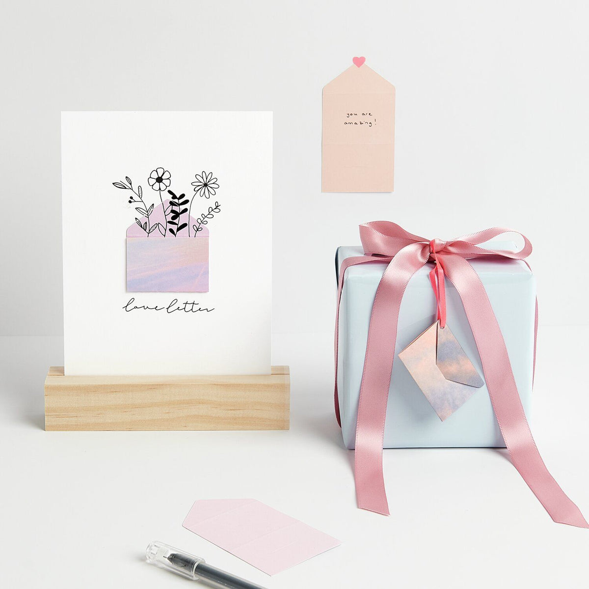 Mini viestilappu Paper Poetry - Sky is the limit