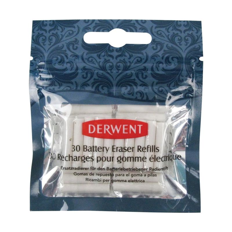 Patteripyyhekumin vaihtokumit 30kpl Derwent