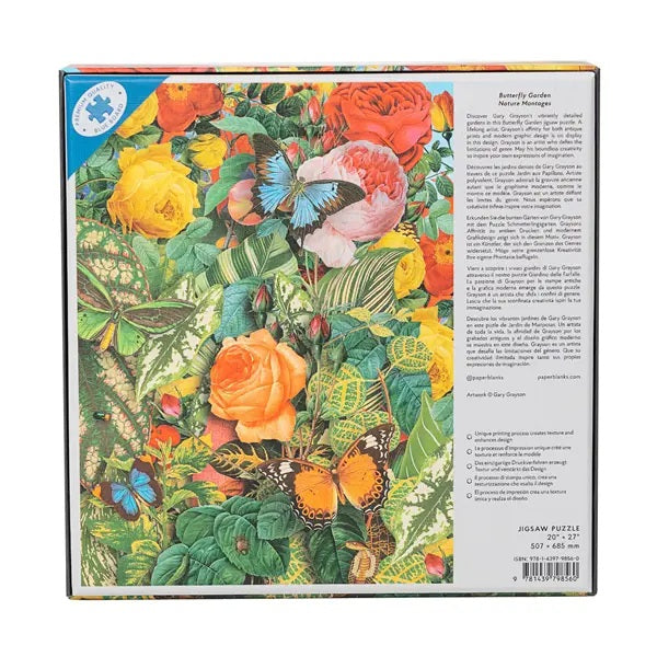 Palapeli 1000 palaa Paperblanks - Butterfly Garden