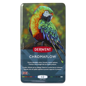 Värikynälajitelma 12 kpl Derwent - Chromaflow