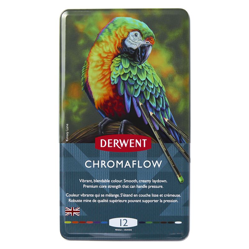 Värikynälajitelma 12 kpl Derwent - Chromaflow