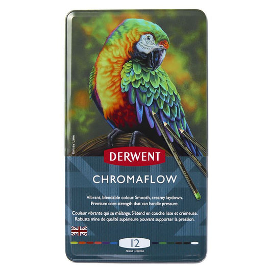 Värikynälajitelma 12 kpl Derwent - Chromaflow