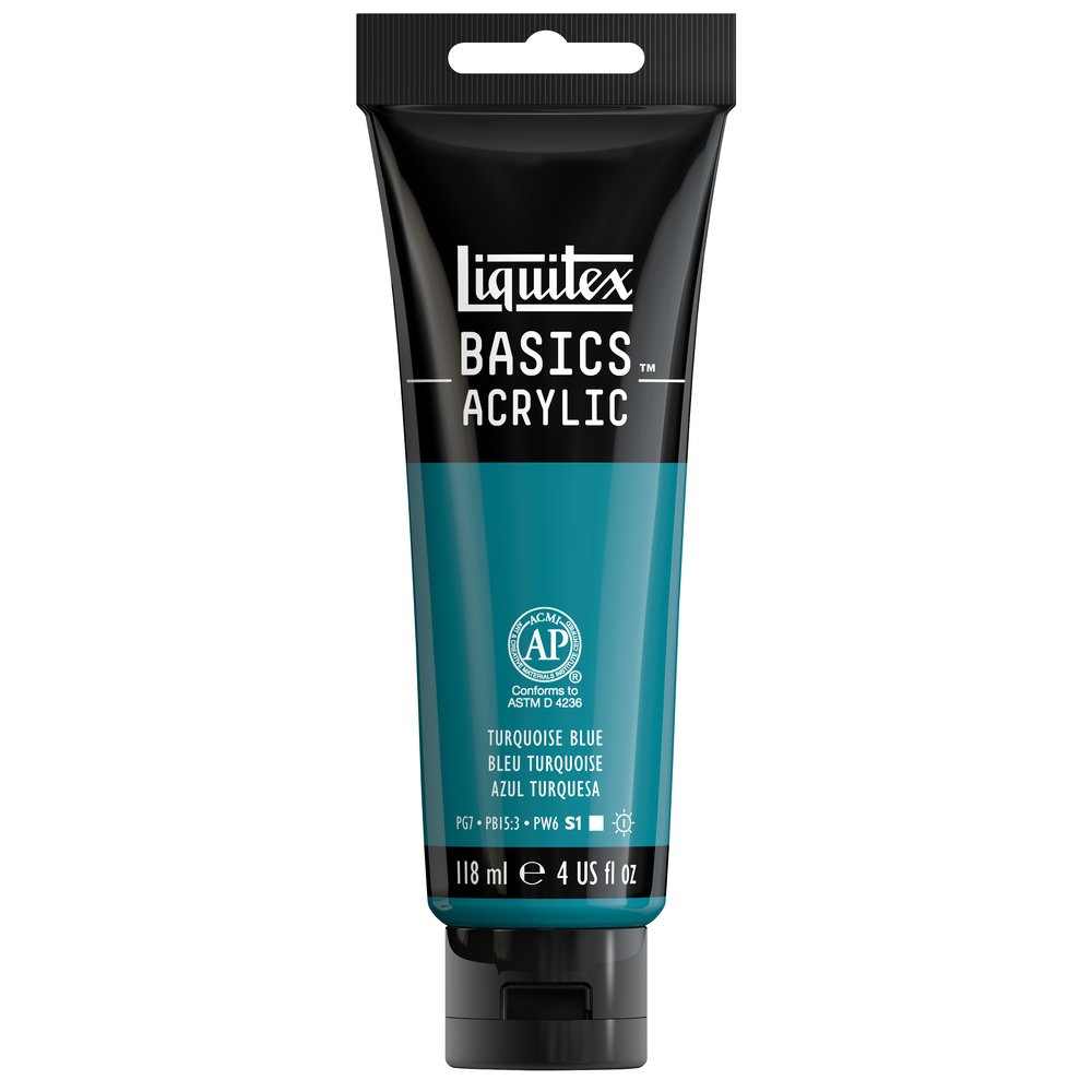 Liquitex Basics 118ml akryyliväri - 46 Turquoise Blue