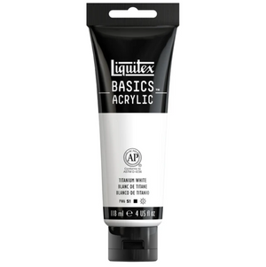 Liquitex Basics 118ml akryyliväri - 432 Titanium White