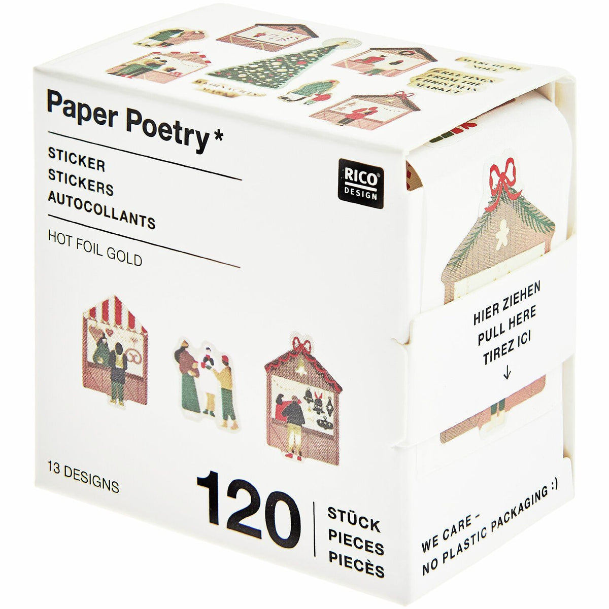 Tarrasetti Paper Poetry - Joulumarkkinat