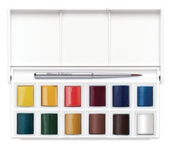 Akvarellilajitelma 12x1/2 nappia WN Cotman