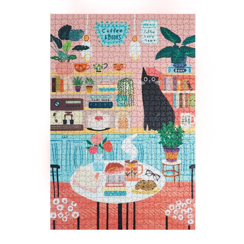 Palapeli Balvi 1000 palaa - Cat cafe
