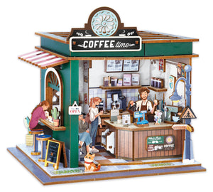 Diorama koottava pienoismalli Buki - Kahvila