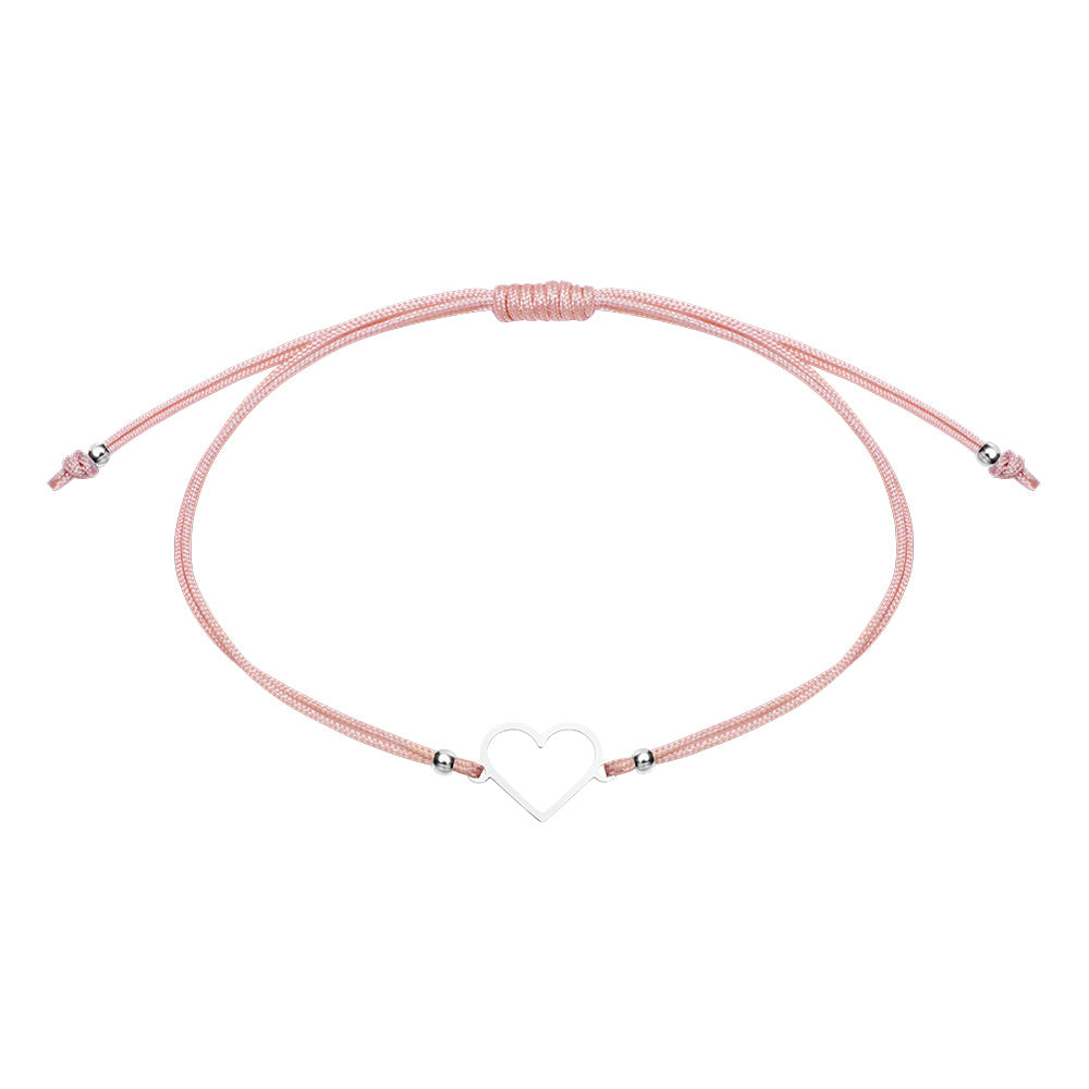 Rannekoru HCA Be Happy - Heart, silver