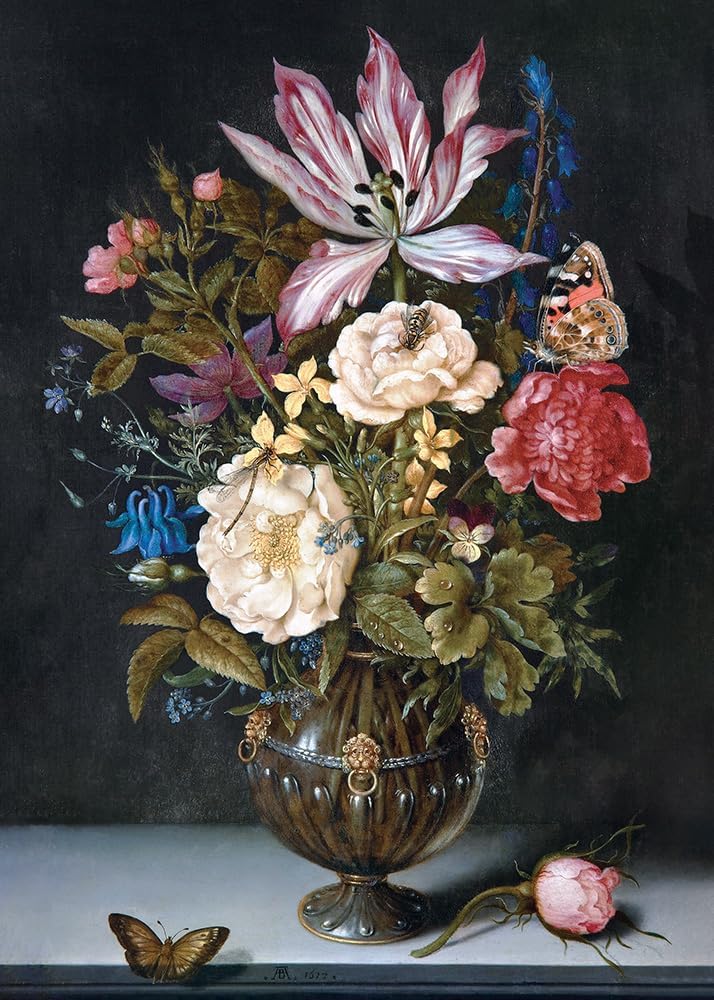Palapeli Interdruk - Ambrosius Bosschaert, Still Life With Flowers