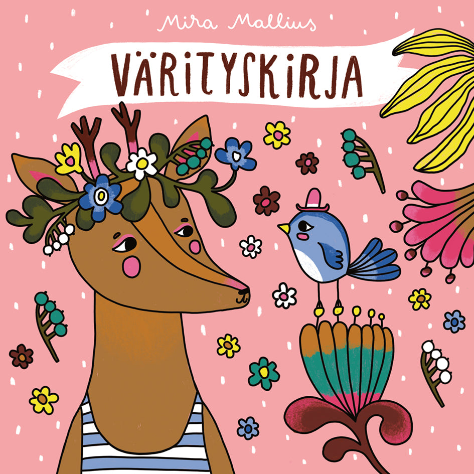 Värityskirja Putinki Mallius - Eläimet