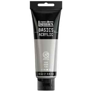 Liquitex Basics 118ml akryyliväri - 52 Silver
