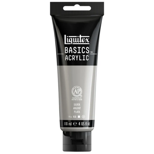 Liquitex Basics 118ml akryyliväri - 52 Silver