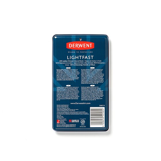 Värikynälajitelma 12 kpl Derwent - Lightfast