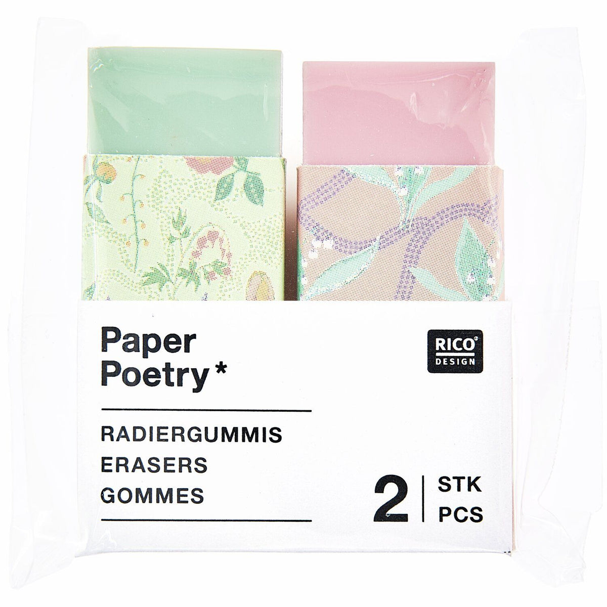 Pyyhekumisetti 2kpl Paper Poetry - Flowers