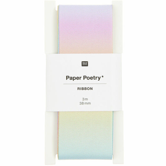 Lahjanauha 38mm Paper Poetry - Pastel rainbow