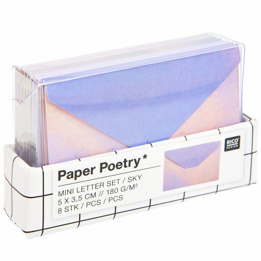 Mini viestilappu Paper Poetry - Sky is the limit