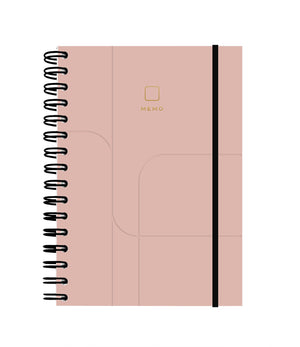 Muistikirja Putinki Design - Priima Vanha Roosa