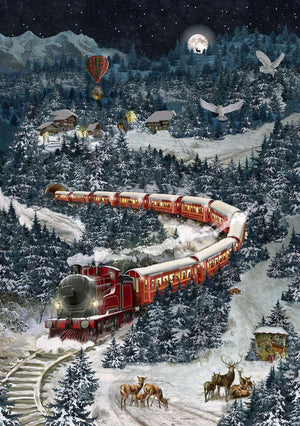 Joulukalenteri A4 Coppenrath - The Christmas Express