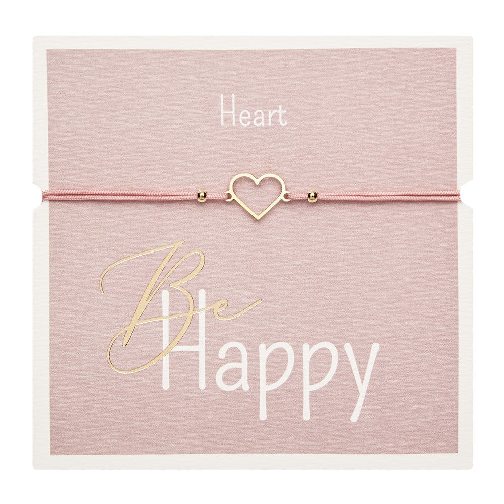 Rannekoru HCA Be Happy - Heart, gold