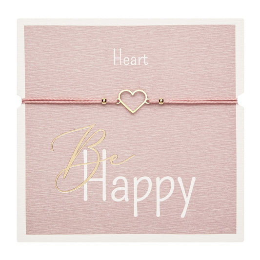 Rannekoru HCA Be Happy - Heart, gold
