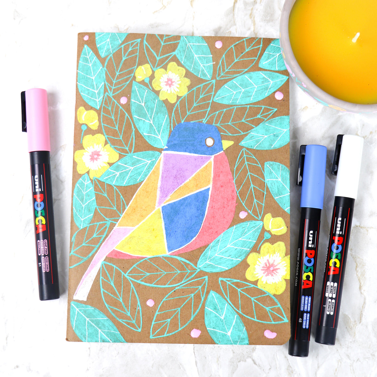 Maalitussit 8 kpl Posca PC-5M - Perusvärit