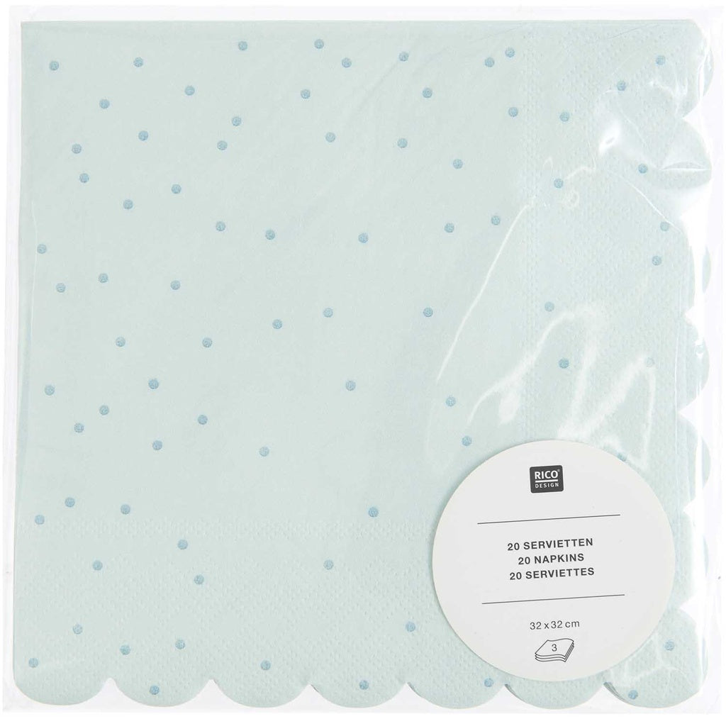 Lautasliina 20 kpl Rico Design - Mint