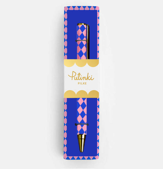 Kuulakärkikynä Putinki Design - Pilke ruutukuosi