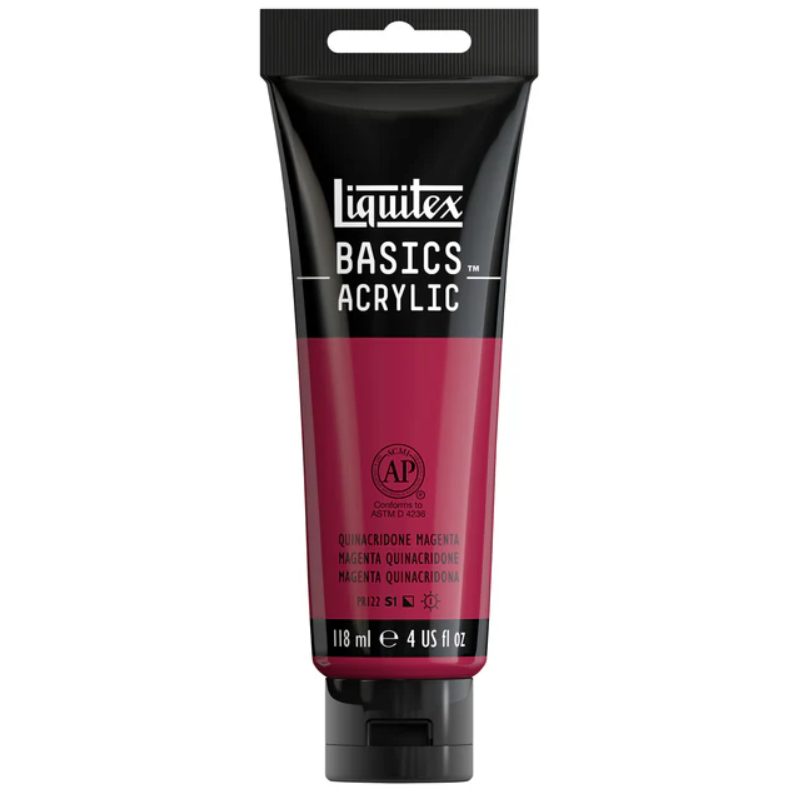 Liquitex Basics 118ml akryyliväri - 114 Quincridone Magenta