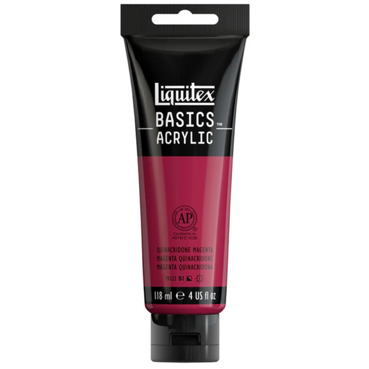 Liquitex Basics 118ml akryyliväri - 114 Quincridone Magenta