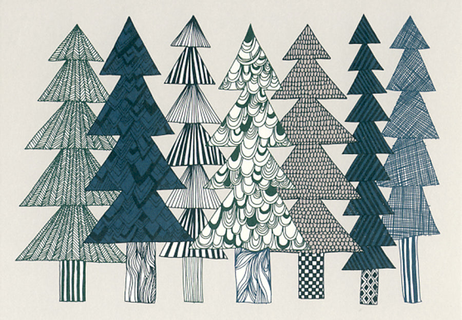 Postikortti Marimekko - Kuusikossa