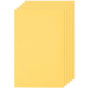 Kartonki A4 Rico Design - Yellow, 5kpl