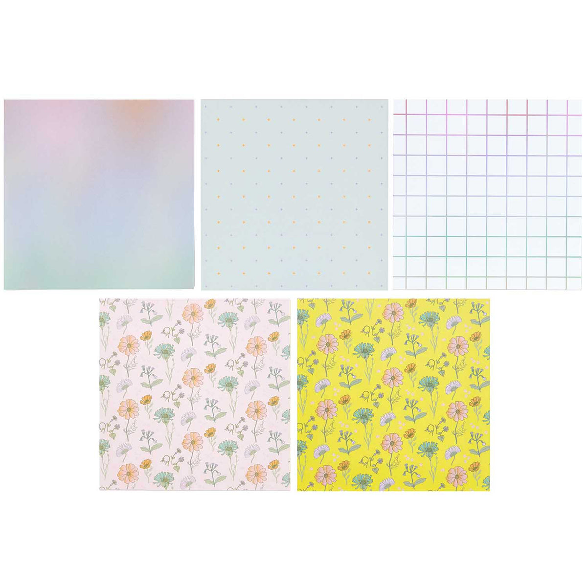 Origamipaperi, 50 kpl Rico Design - Futschikato Flowers