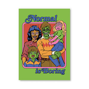 Postikortti Ohh Deer - Normal Is Boring