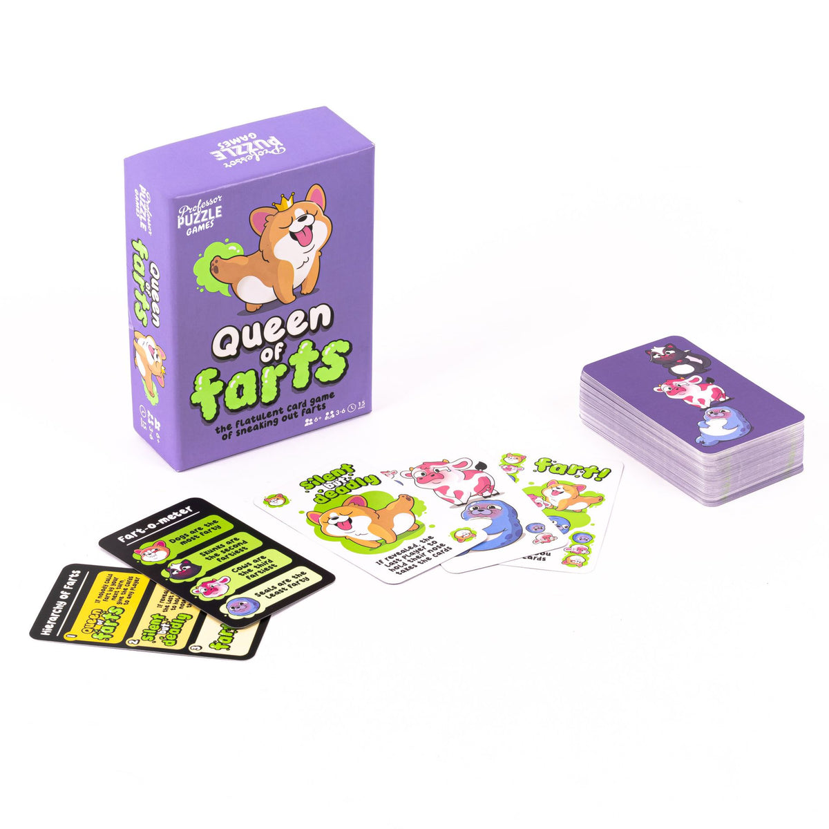 Korttipeli Professor Puzzle - Queen of Farts