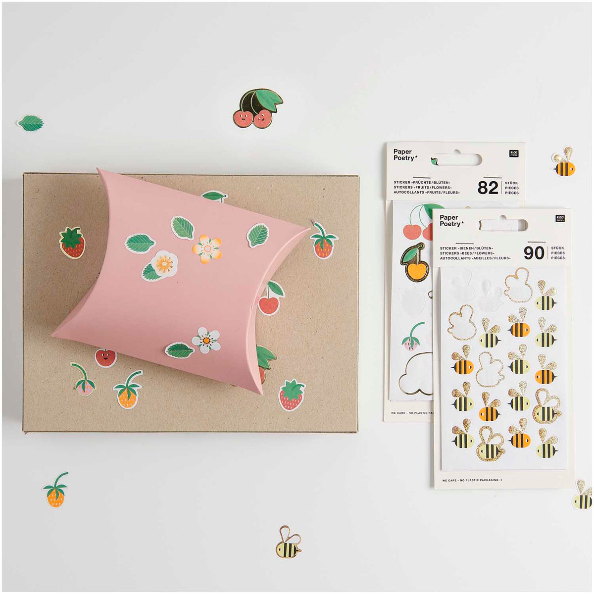 Tarrasetti Paper Poetry - Bees and Flowers