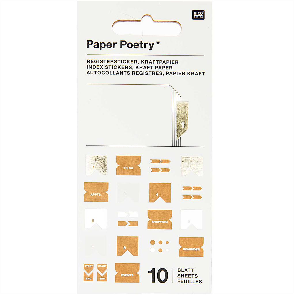 Tarrasetti Paper Poetry - Index Kraft